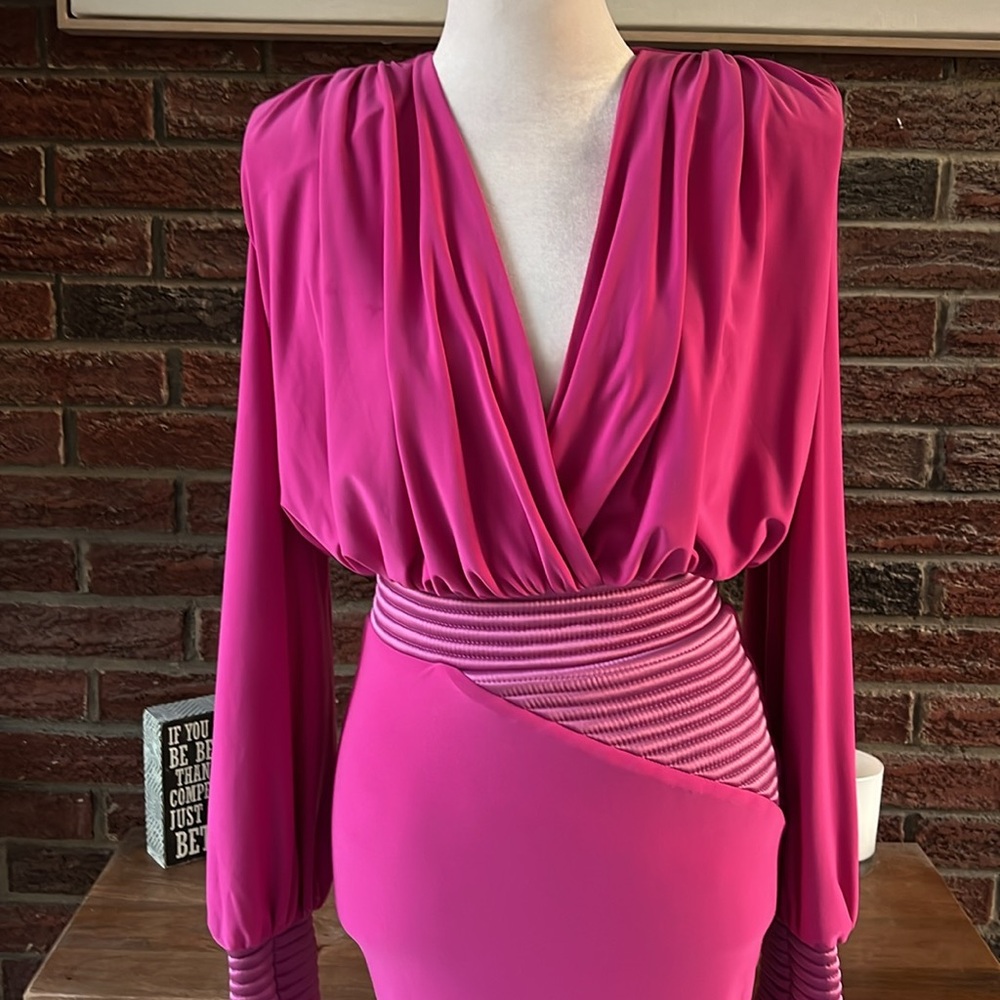 Zhivago Revolve Lover Man Dress in Berry NWT Size 2 - Picture 5 of 11